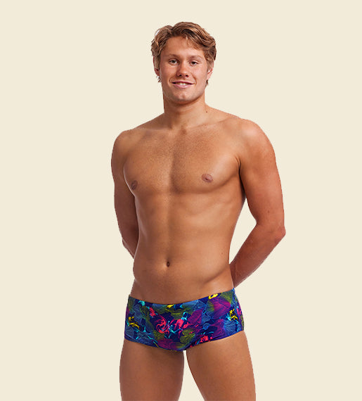 Oyster Saucy - Funky Trunks Sidewinder Trunks