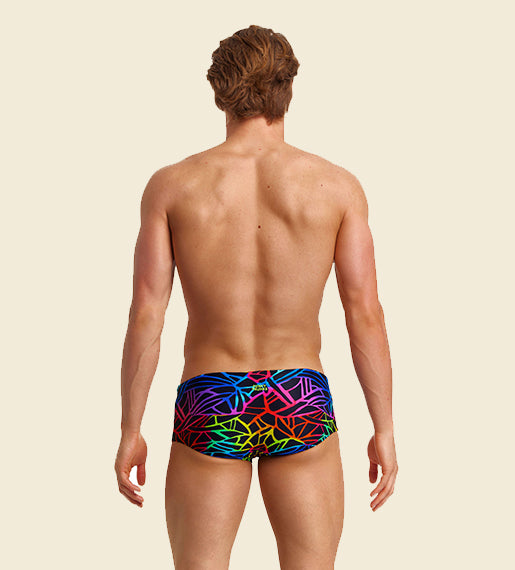 Rainbow Web - Funky Trunks Sidewinder Trunks