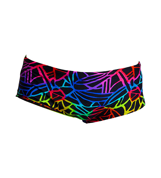 Rainbow Web - Funky Trunks Sidewinder Trunks