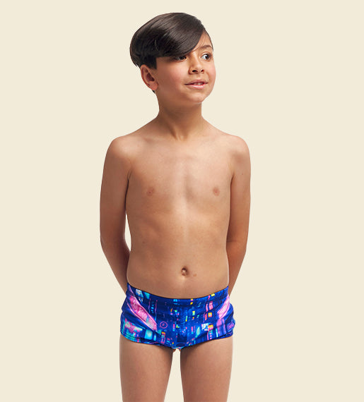 Cyber City - Funky Trunks Toddler Boys' Printed Trunks