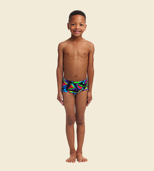 Beat It - Funky Trunks Toddler Boys' Printed Trunks