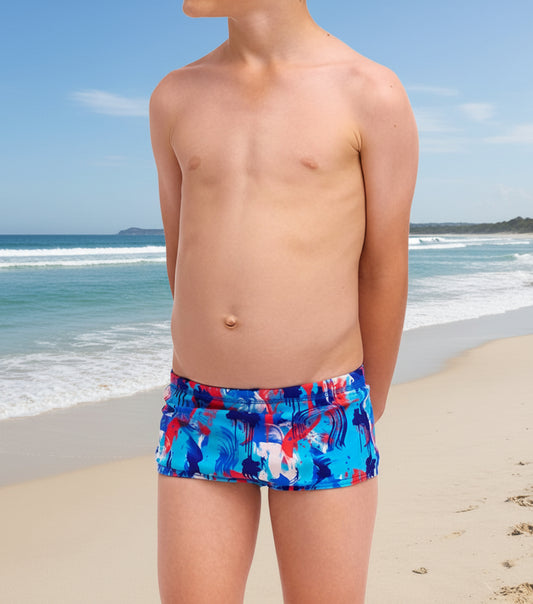 Messy Messy Messy - Funky Trunks Toddler Boys' Printed Trunks