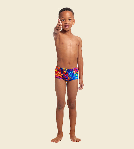 Ocean Galaxy - Funky Trunks Toddler Boys' Printed Trunks