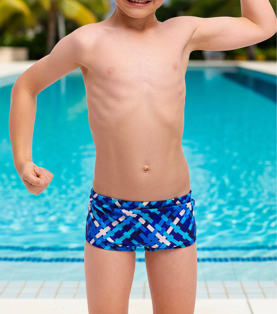 Under Over - Funky Trunks Toddler Boys' Printed Trunks