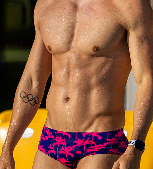 Pinky Palm - Funky Trunks Classic Swim Trunks