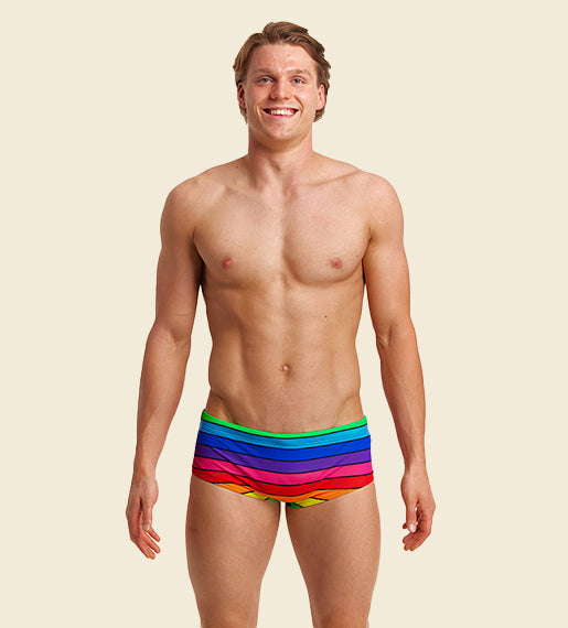 Rainbow Racer - Funky Trunks Sidewinder Trunks