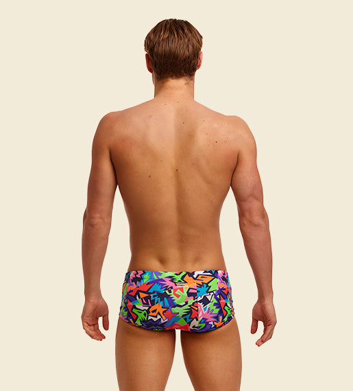 Sharp Edges - Funky Trunks Classic Swim Trunks