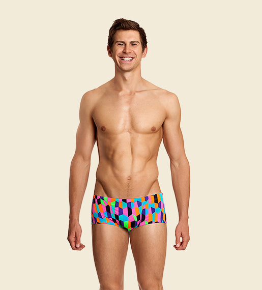 Wibbly Wobbly - Funky Trunks Classic Swim Trunks