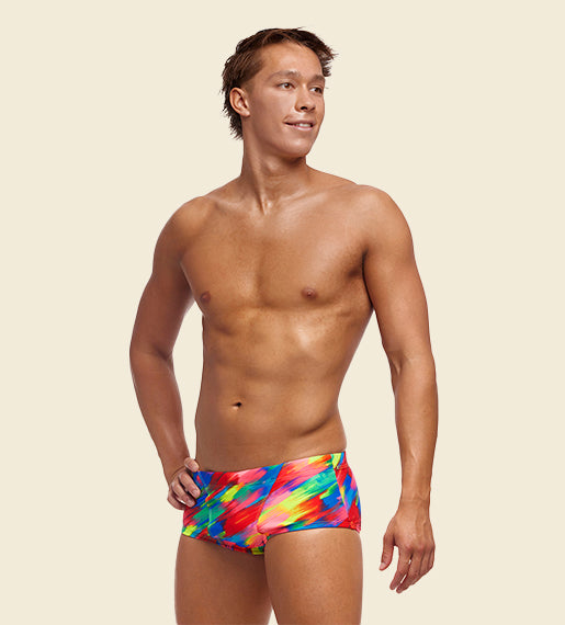 Stroked - Funky Trunks Classic Swim Trunks