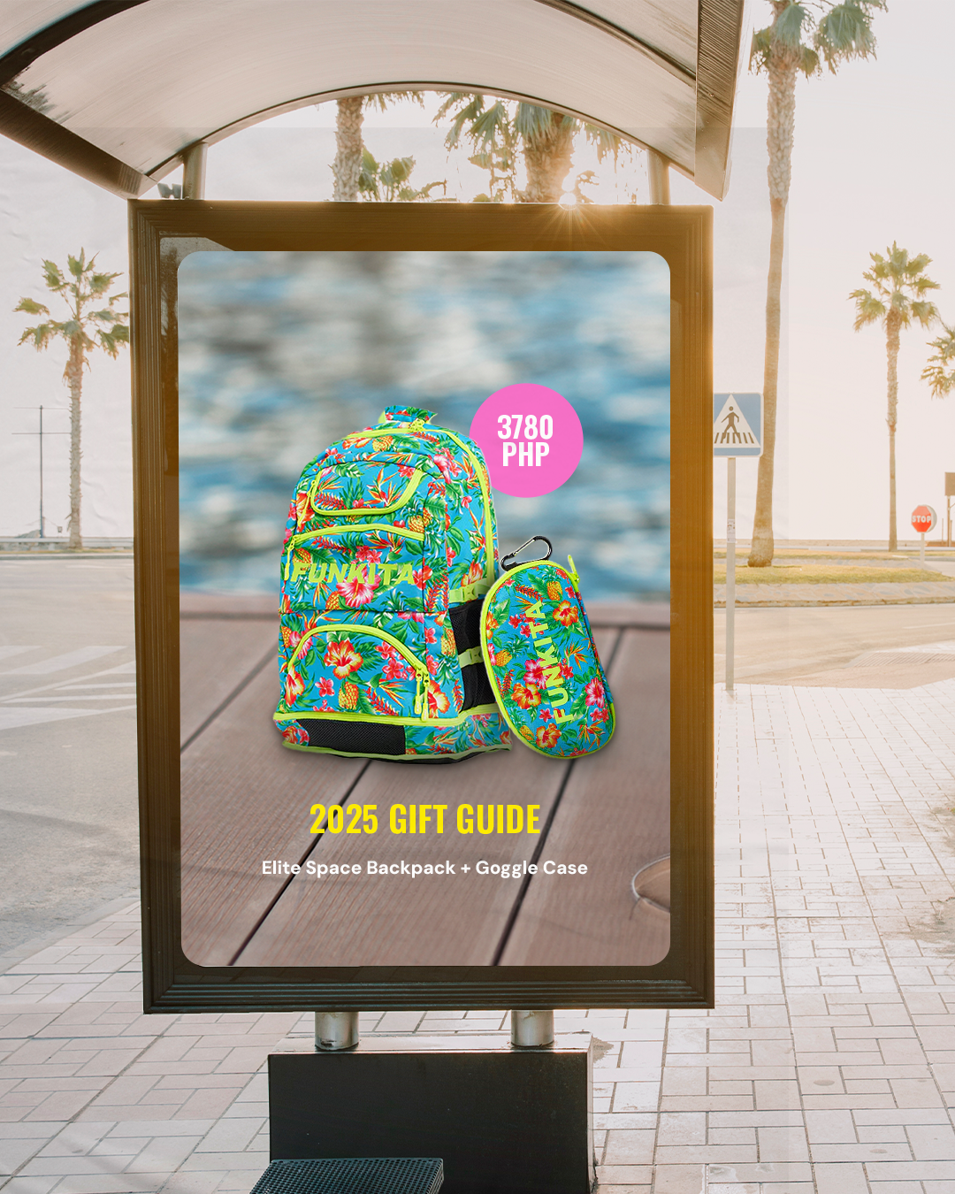 Blue Hawaii Bag + Goggle Case