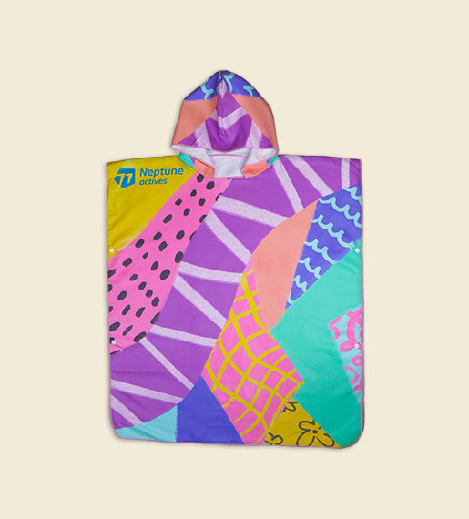Candy Tide - Neptune Actives Kids' Poncho