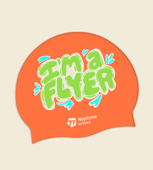 Im a FLYER - Neptune Silicone Swim Cap